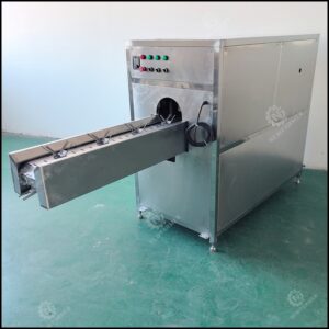 onion root cutter and peeler machine