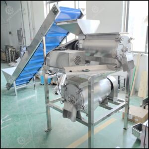 double channel pulping machine