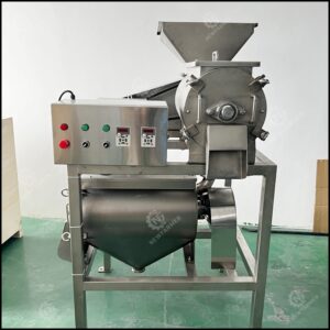 double channel pulping machine